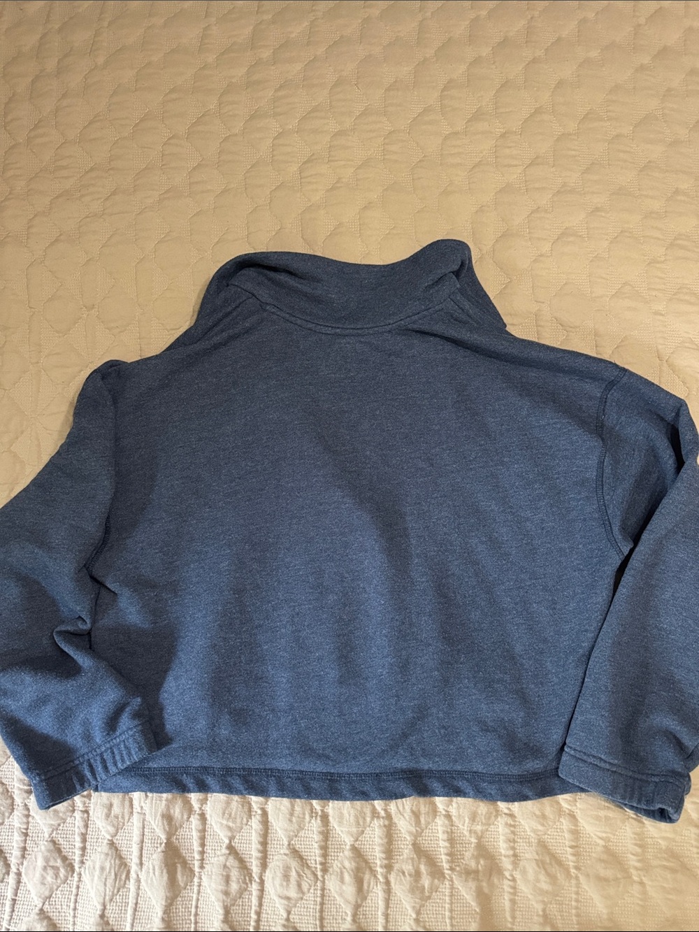 Free People Movement Navy Heather Pullover Sweatshirt - Medium - Picture 6 of 7